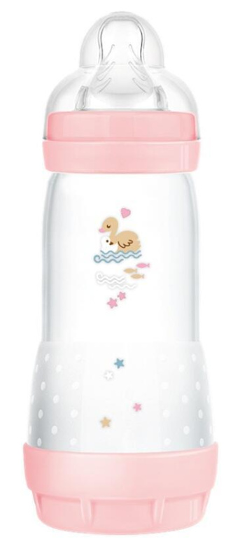 MAM Perfect Star Anti-colic Bottle antikoliková lahev 4m+ Pink 320 ml