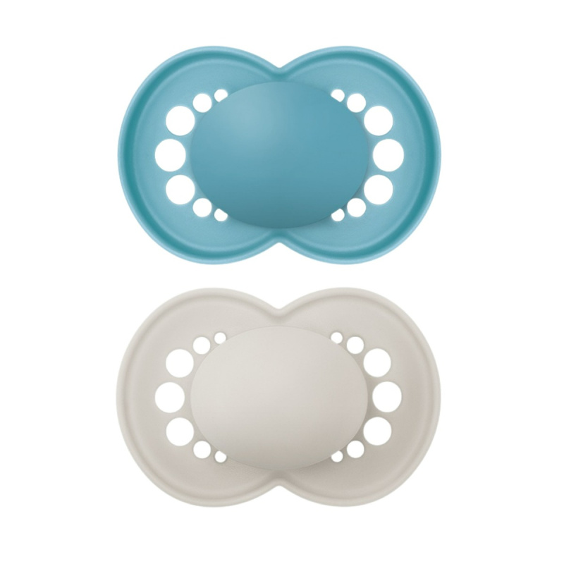 MAM Original 16m+ dudlík Turquoise/ Grey 2 ks
