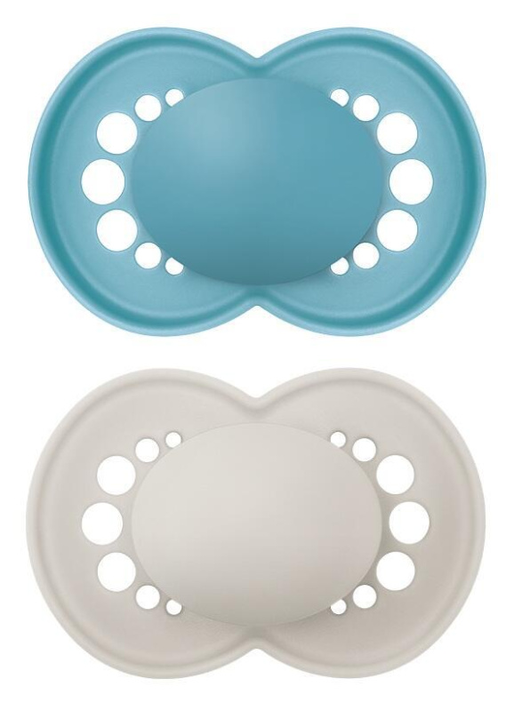 MAM Original 16m+ dudlík Turquoise/ Grey 2 ks
