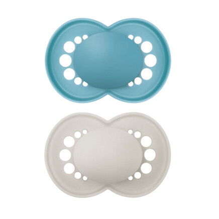 MAM Original 16m+ dudlík Turquoise/ Grey 2 ks