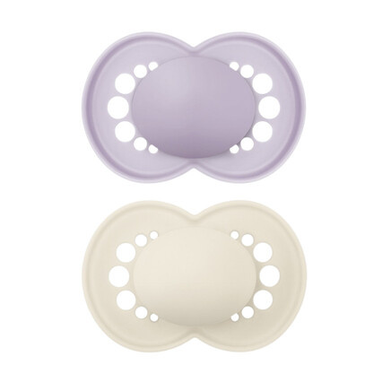 MAM Original 16m+ dudlík Purple/ Beige 2 ks