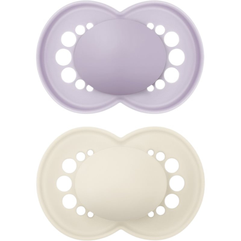 MAM Original 16m+ dudlík Purple/ Beige 2 ks