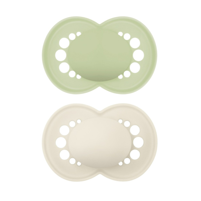 MAM Original 16m+ dudlík Green/ Beige 2 ks