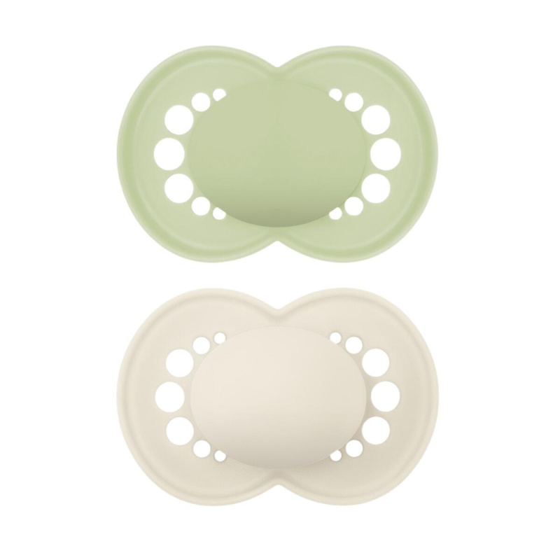 MAM Original 16m+ dudlík Green/ Beige 2 ks