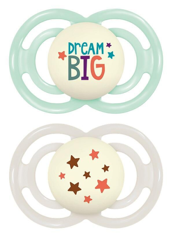 MAM Perfect Night 16+ months dudlík Mint/ Grey 2 ks