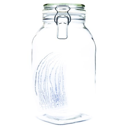 Skleněná dóza s klipovým uzávěrem Gothika 2,5 l