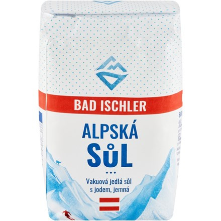 BAD ISCHLER Alpská jemná sůl 1 kg