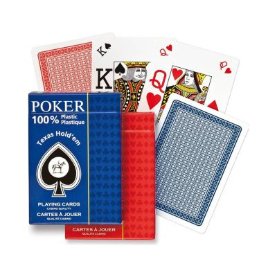 Piatnik Poker Plastic Jumbo Index Speciál modré