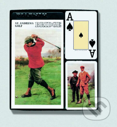 Bridžová sada St. Andrews Golf (Velký index) - hra z kategorie Karty, hlavolamy