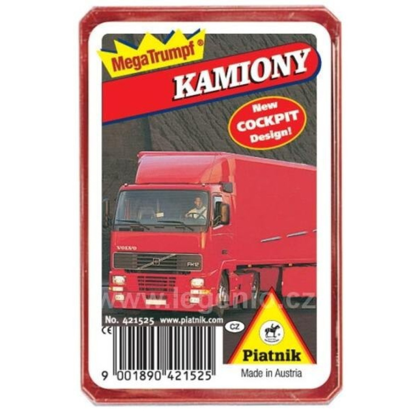 Piatnik Kvarteto Kamiony v papírové krabičce