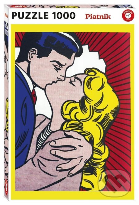 Lichtenstein: Kiss III. - puzzle z kategorie Umělecké