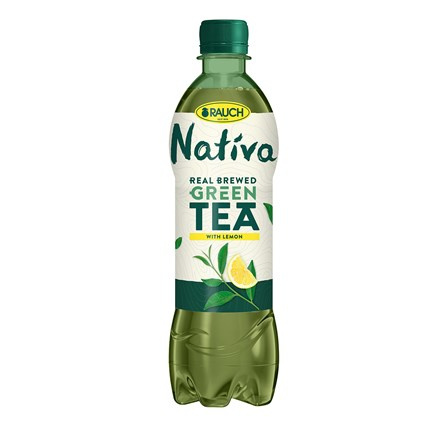 Rauch  Ledový čaj Nativa - zelený s citronem, 12 x 0,5 l