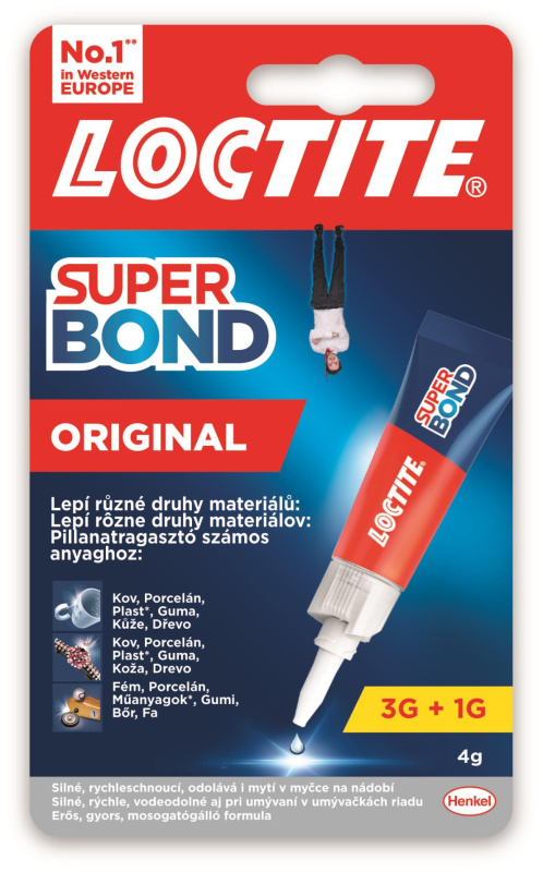 Vteřinové lepidlo Super Attak liquid, 3 g