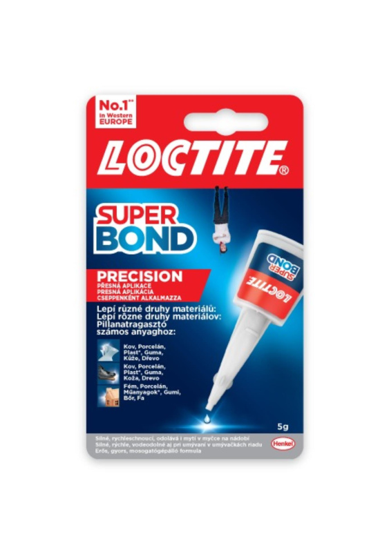Vteřinové lepidlo Super Bond Precision - tekuté, 5g