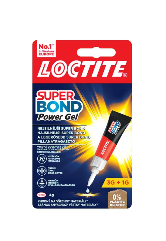 Vteřinové lepidlo Super Attak Gel, 3 g