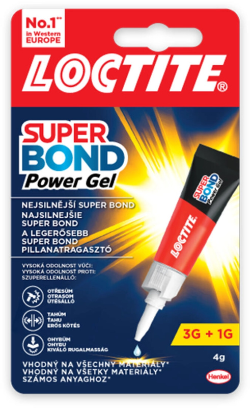 Vteřinové lepidlo Super Attak Gel, 3 g