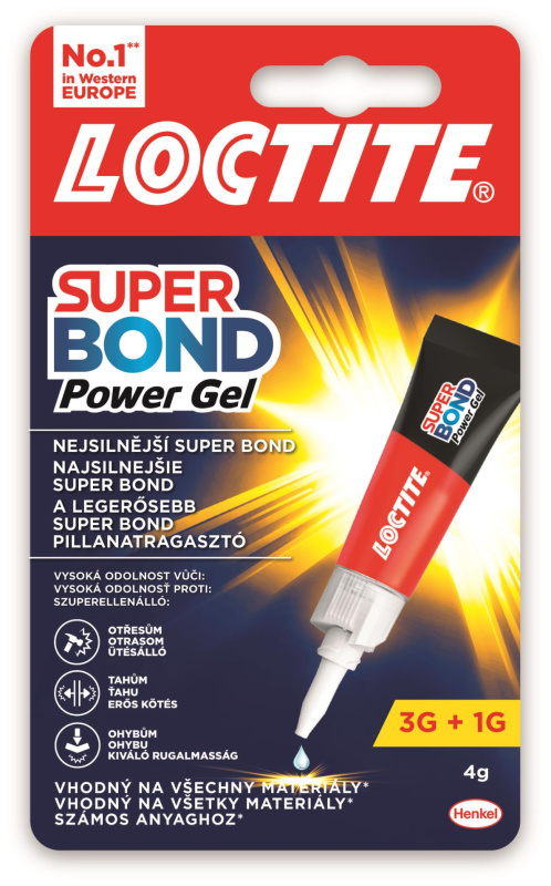 Vteřinové lepidlo Super Attak Gel, 3 g