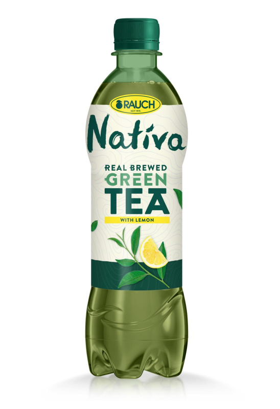 Rauch  Ledový čaj Nativa - zelený s citronem 1l