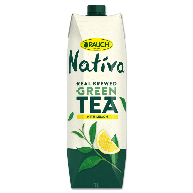 Rauch  Ledový čaj Nativa - zelený s citronem 1l