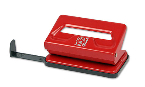 Děrovačka Sax 128 červená