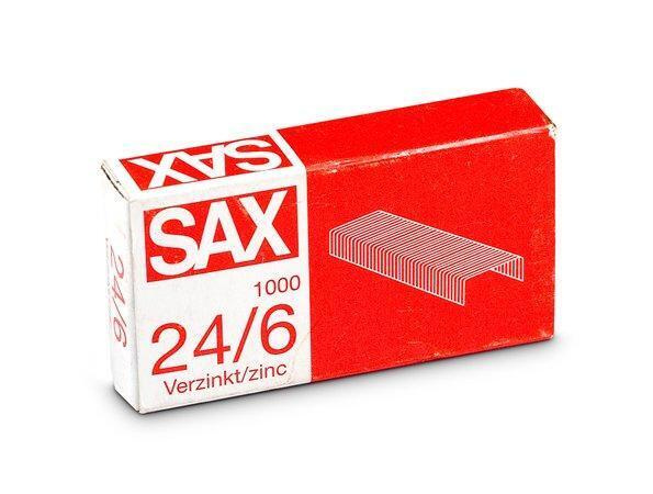 Sešívací spony SAX 24/6 1000ks SAX