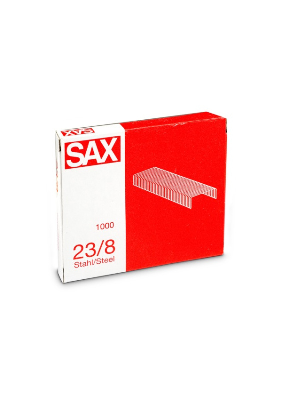 Sešívací spony SAX 23/8 1000ks SAX