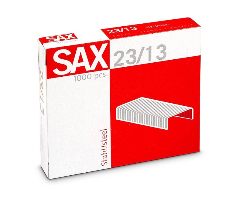 Drátky do sešívaček Sax 23/13 - 1 000 ks