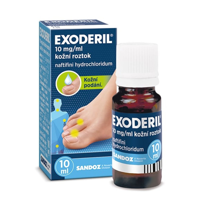 EXODERIL 10MG/ML Kožní roztok 1X10ML