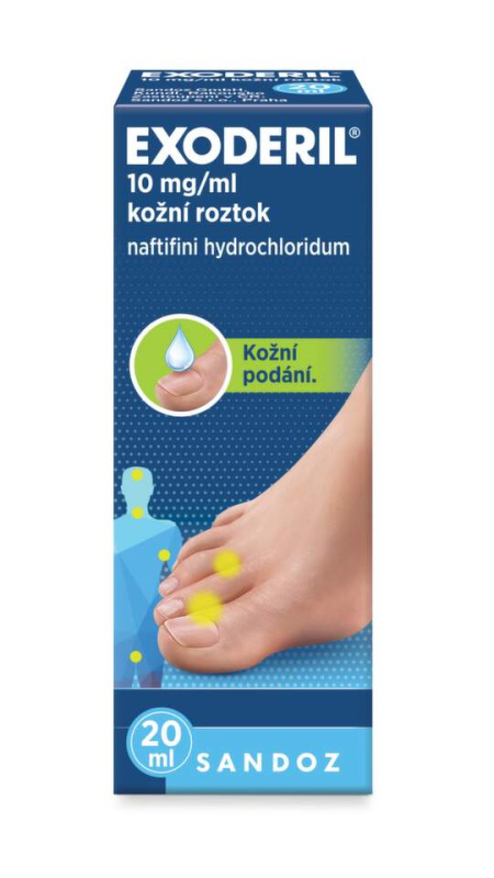 EXODERIL 10MG/ML Kožní roztok 1X20ML