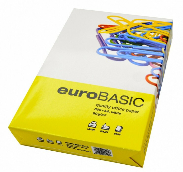 EURO BASIC Kancelářský papír A4 80 g - 500 listů