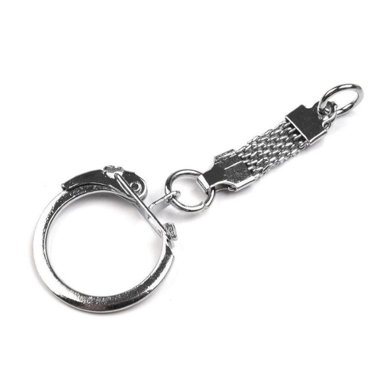 Přívěsek na klíče s karabinou a poutkem (5ks)