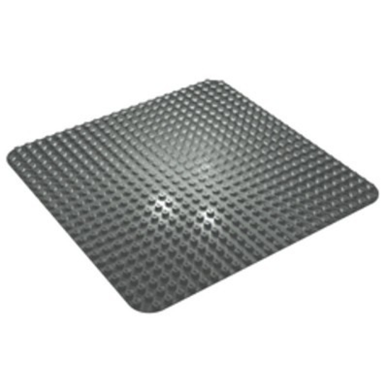 Podložka na stavění šedá 38 x 38 cm