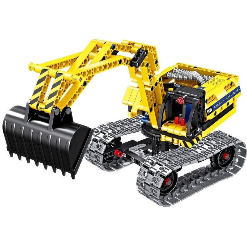 Tech bricks 6801 mechanical master bagr 342 dílků