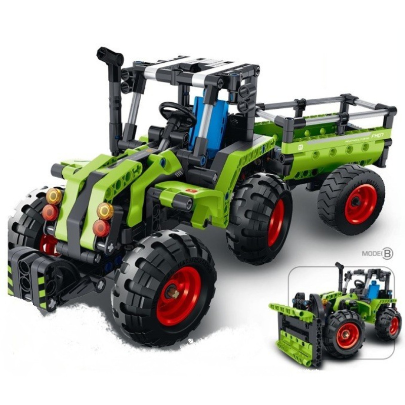 Tech bricks 6807 mechanical master traktor 346 dílků