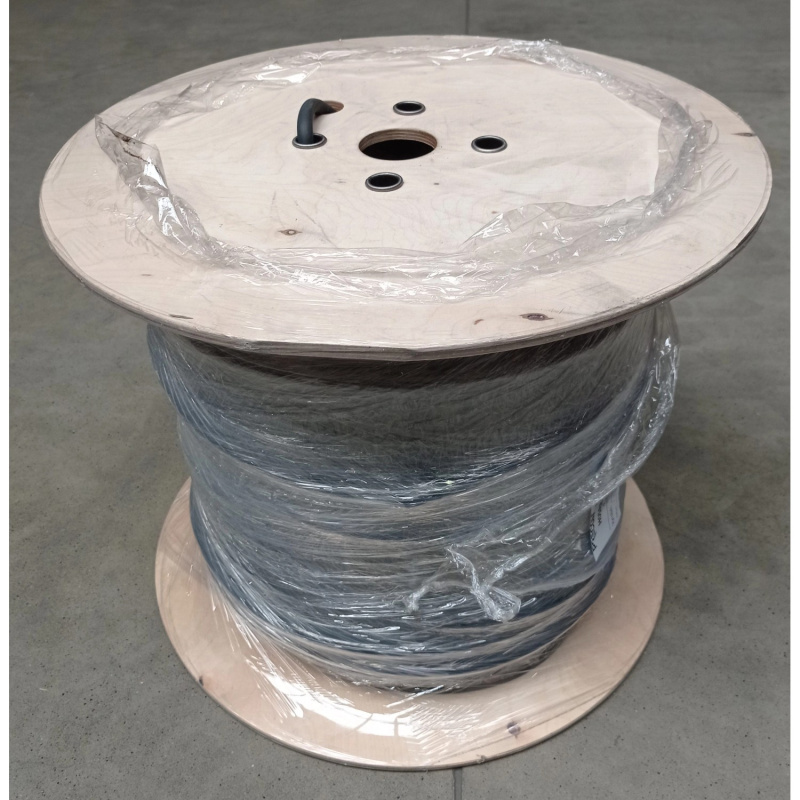 Gumový kabel H0RR-F, 5G černý, 5 x 1,5 mm - metráž