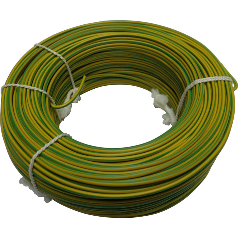 Silový vodič H07V-U 2,5, zeleno-žlutá - metráž