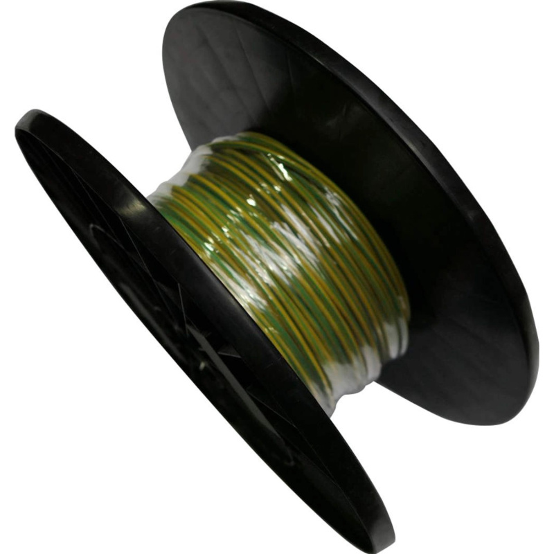 Silový vodič H07V-U 4, zeleno-žlutá (cívka) - metráž