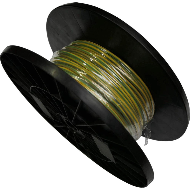 Silový vodič H07V-U 6, zeleno-žlutá (cívka) - metráž