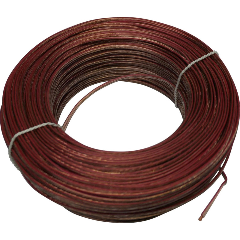 Reproduktorový vodič LSPR, transparentní, 2 x 0,75 mm2 - metráž