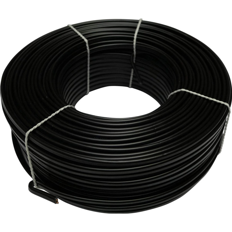 Silový kabel plochý CYKYLO-O 2x1,5 mm, černá - metráž