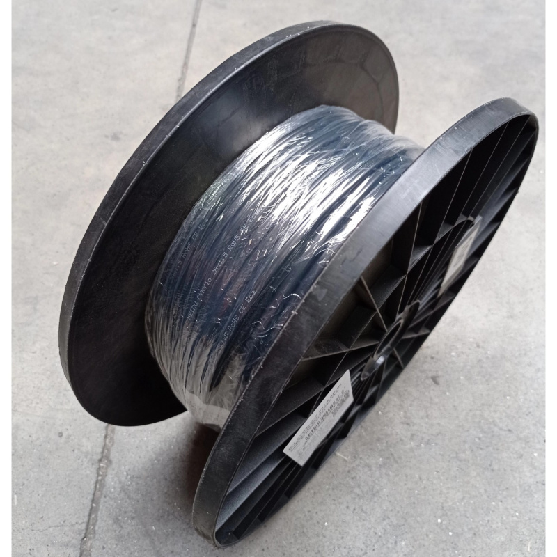 Silový kabel plochý CYKYLO-O 2x1,5 mm, černá (cívka) - metráž