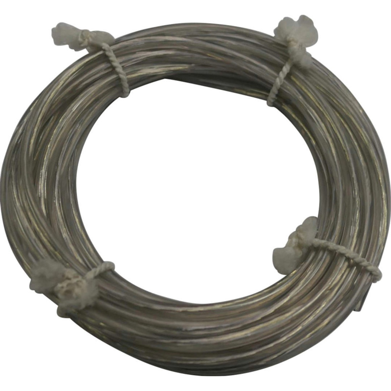 Silový kabel HEILIGHT H03VVF 2x0,75 mm, transparentní, balení 5 m