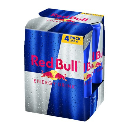 Energetický nápoj Red Bull - 4x 0,25 l