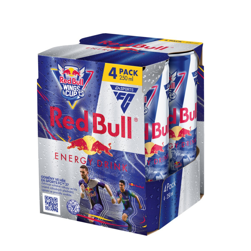 Energetický nápoj Red Bull - 4x 0,25 l