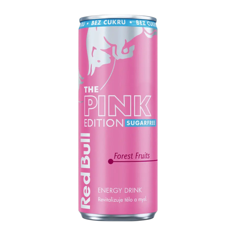 Red Bull pink sugarfree lesní ovoce 0,25L