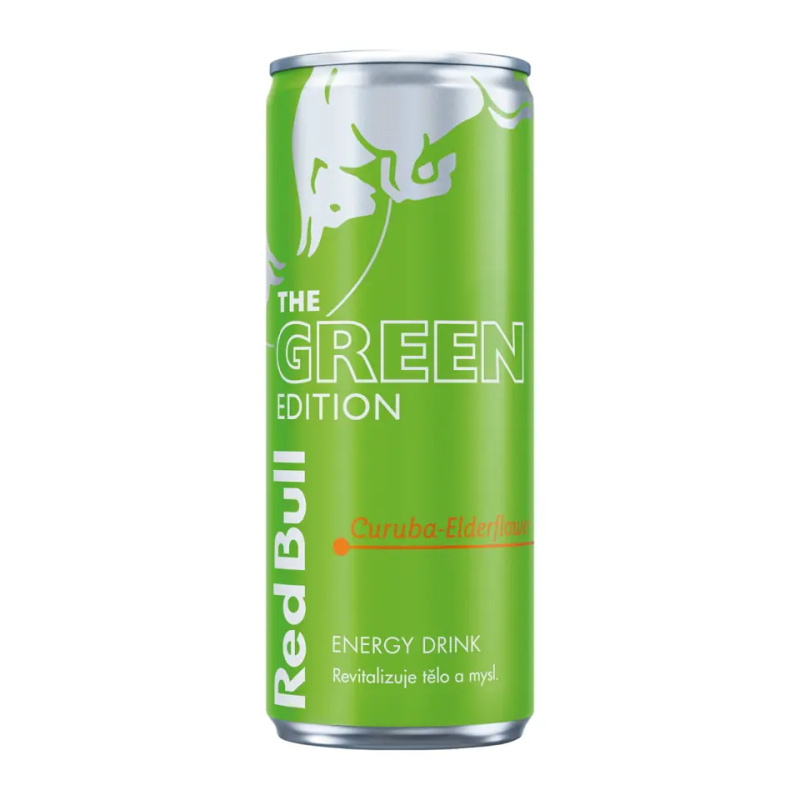 Red Bull green curuba a bezový květ 0,25L