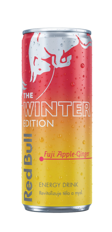 Red Bull Winter Edition jablko fuji a zázvor