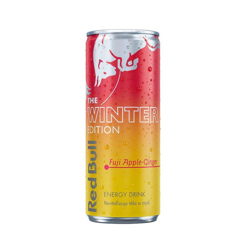 Red Bull Winter Edition jablko fuji a zázvor