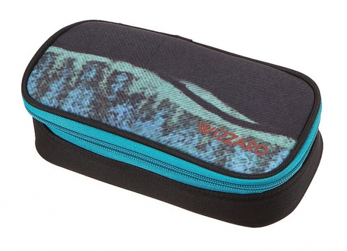 Studentský penál Walker Wizzard - Blue Pile