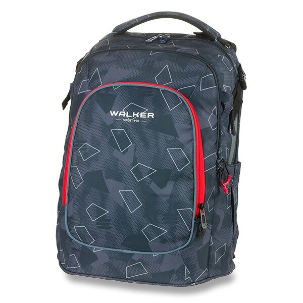 Školní batoh Walker Campus Evo 2.0 Grey Polygon Walker by Schneiders